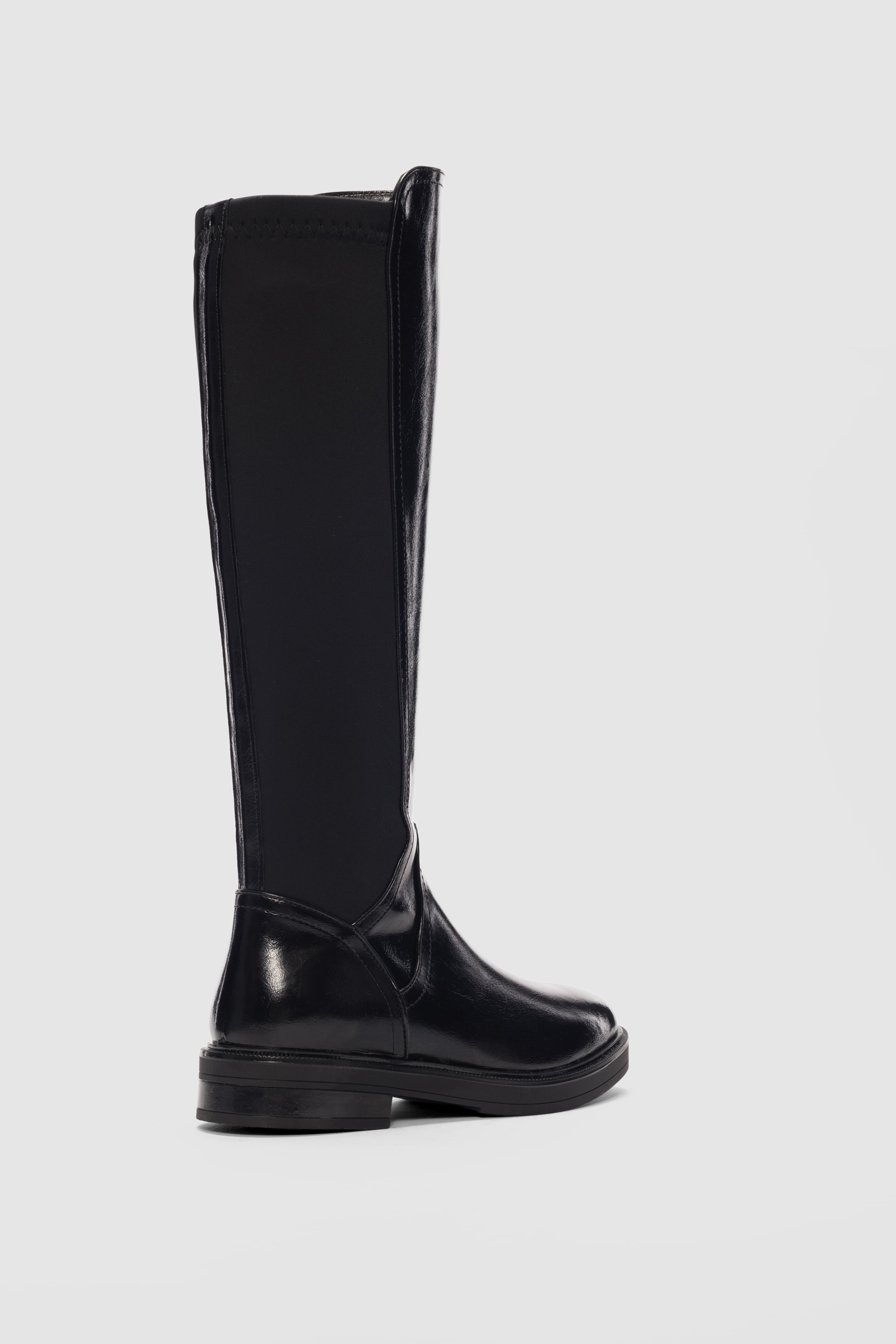 Nivelle Yandan Fermuarlı Kadın Çizme- SİYAH