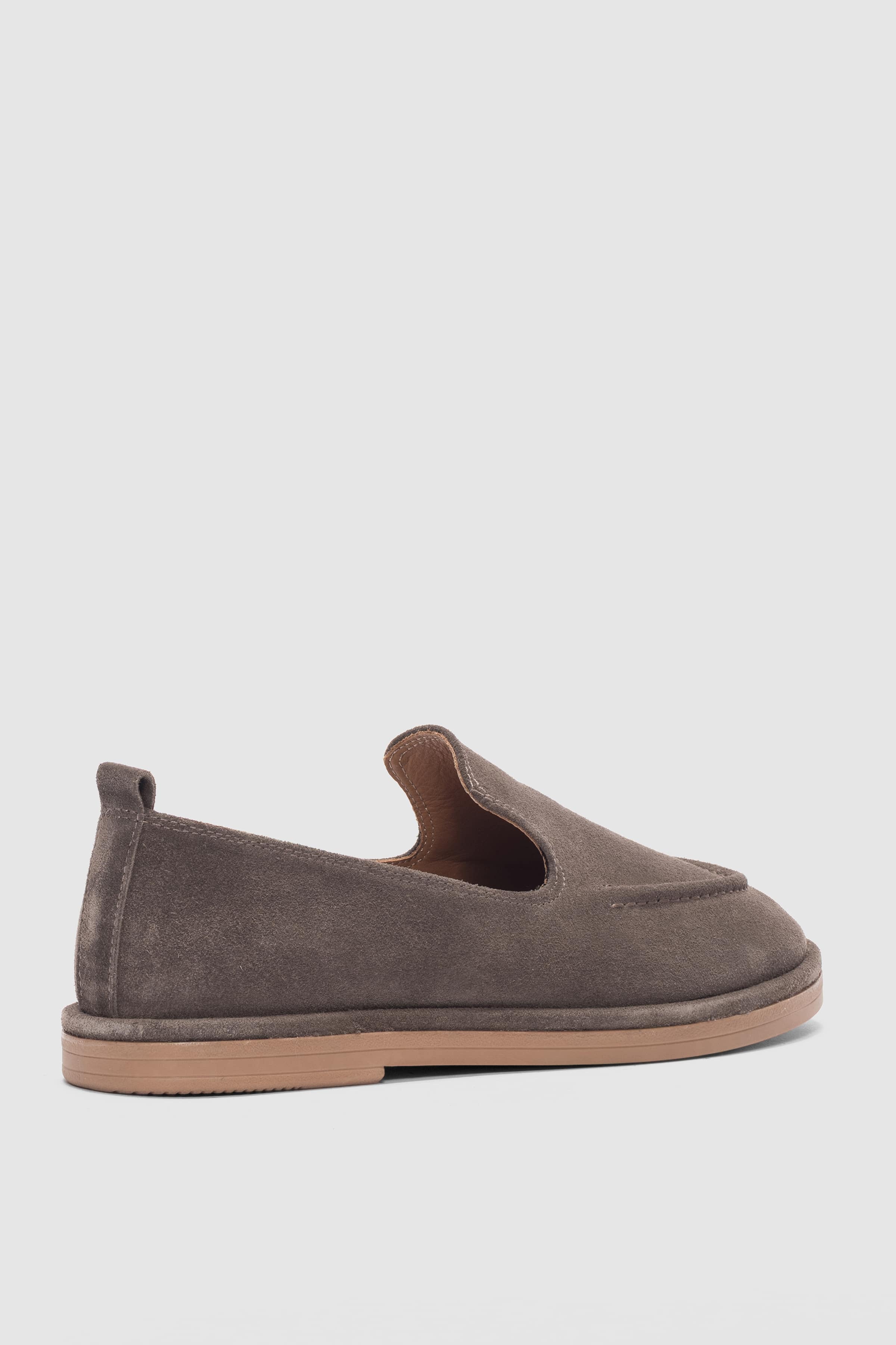 Dezzy Süet Kadın Loafer-VİZON SÜET