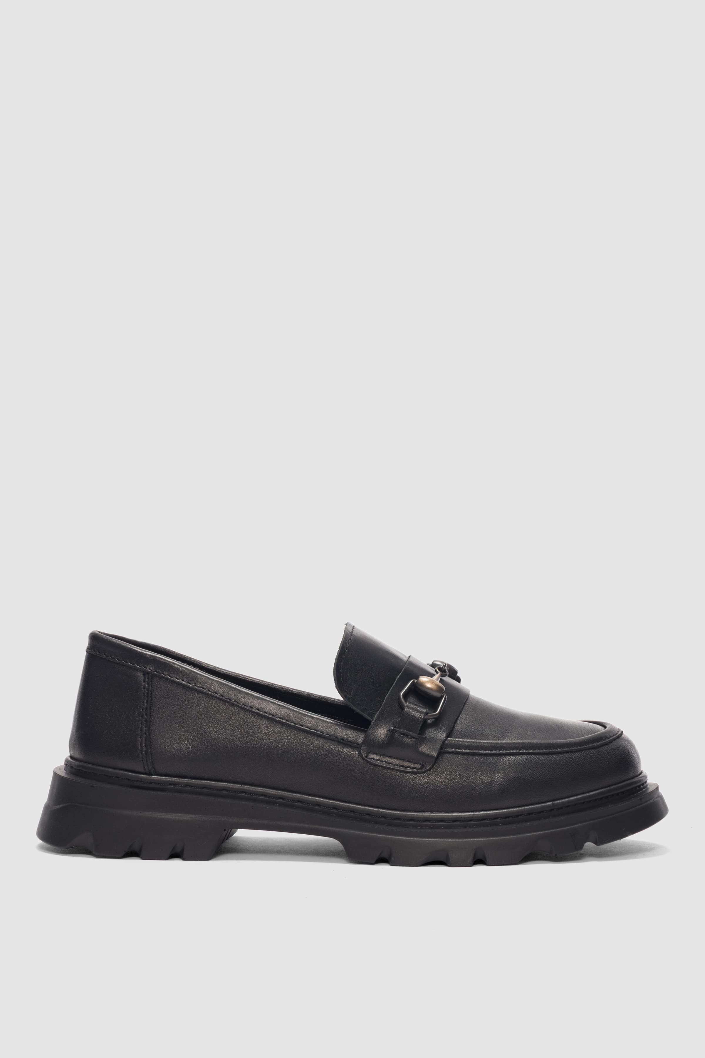 Ardell Metal Toka Aksesuarlı Kadın Loafer- SİYAH